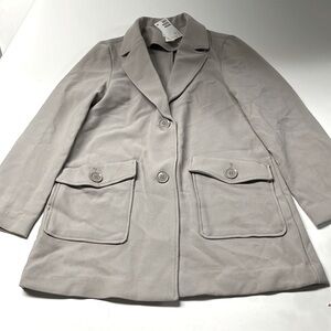 H&M light gray oversized blazer/ coat